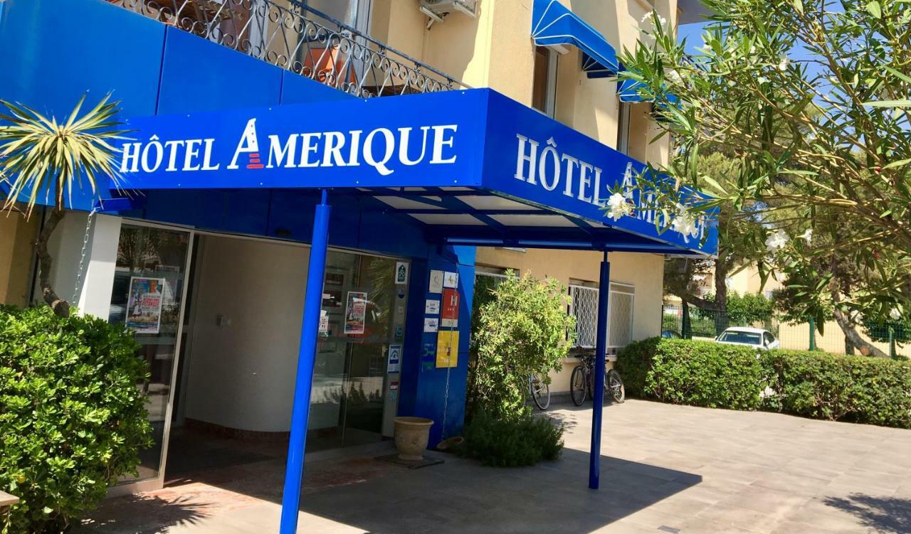 Amerique Hotel Palavas - Piscine & Parking - Plage Exterior foto